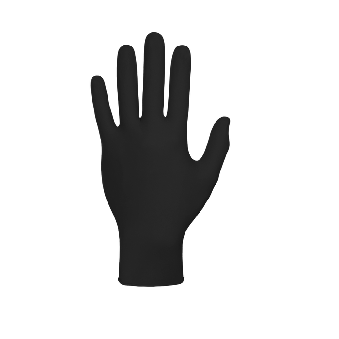 Guante Desechable N2006PF Negro de Nitrilo Sin Polvo